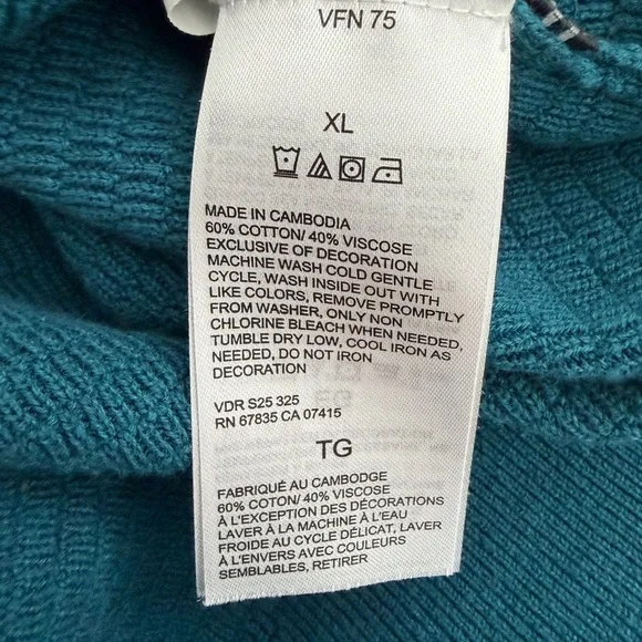 Mens Nautica Teal Short-Sleeve Sweater Polo - Picture 6 of 6